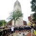 The Michigan marching band performs during a live broadcast of ESPN Game Day at Ingalls Mall on Saturday morning. Melanie Maxwell I AnnArbor.com
